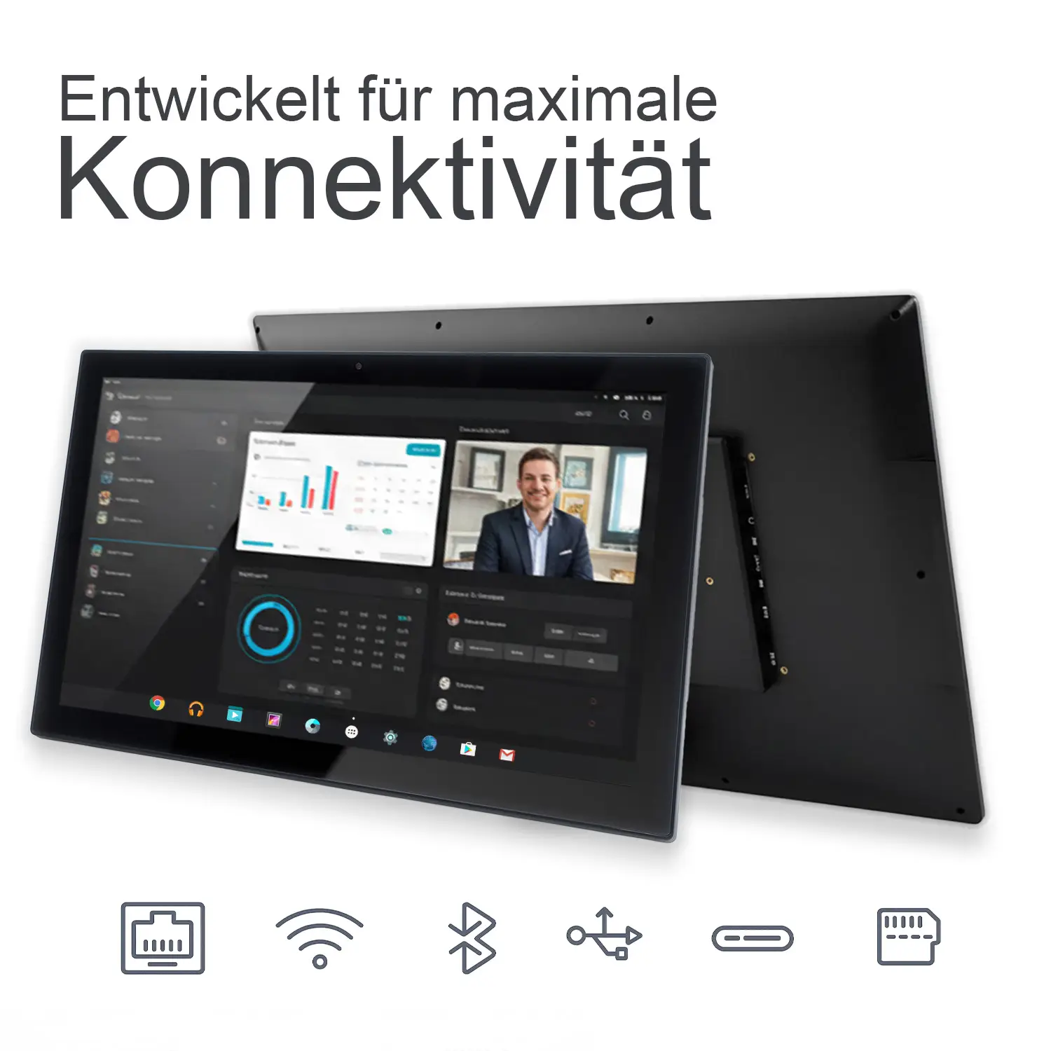 MegaPAD 2154 V7 mit Gigabit LAN, WLAN, Bluetooth, USB-C und Speichererweiterung