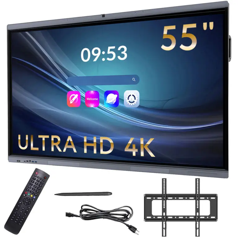 XORO MeetingPad 55 55 Zoll 4K interaktives Smart Board mit Kamera und Mikrofon für Konferenzräume