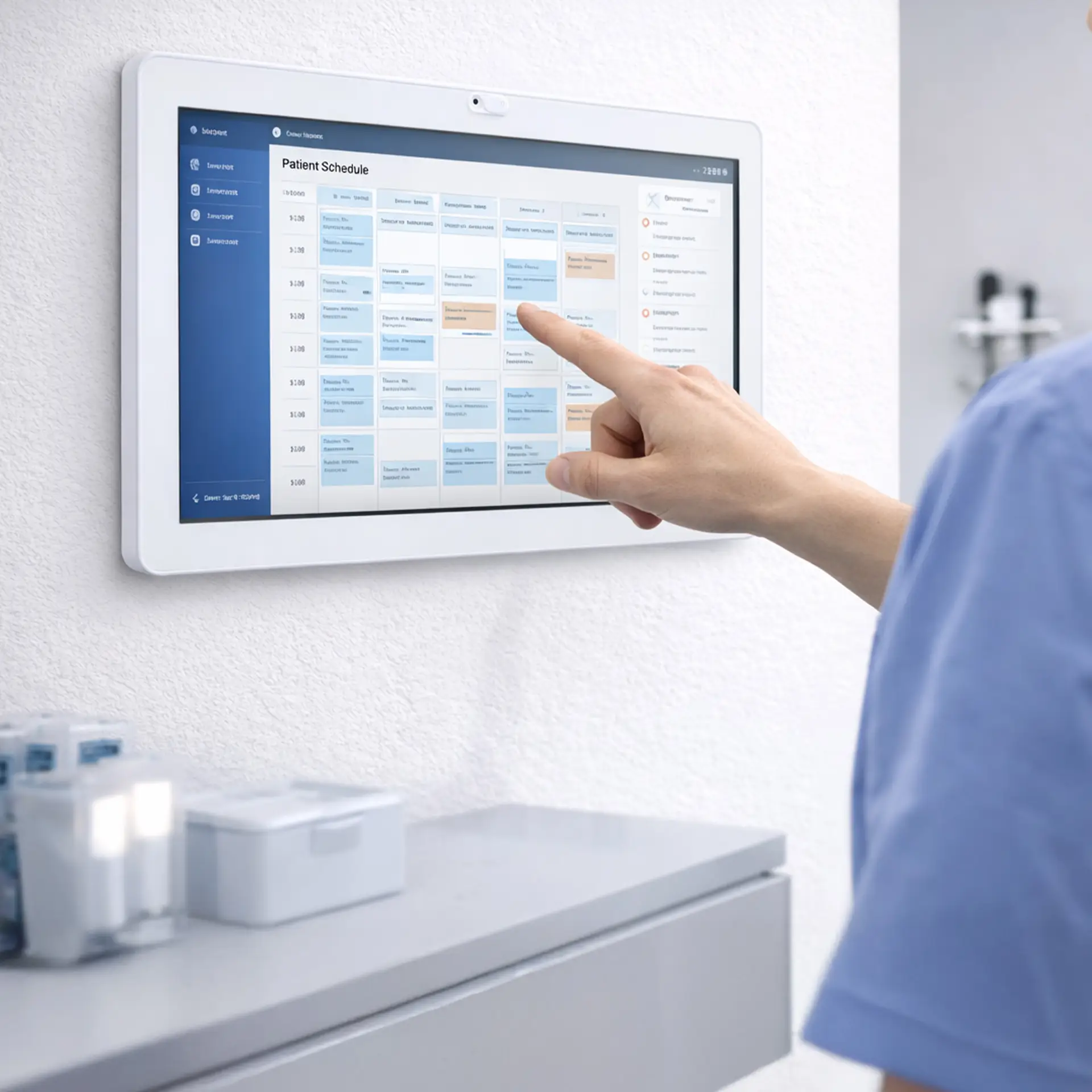 MegaPAD Medline 1854 Touchdisplay für Patiententermine und klinische Anwendungen