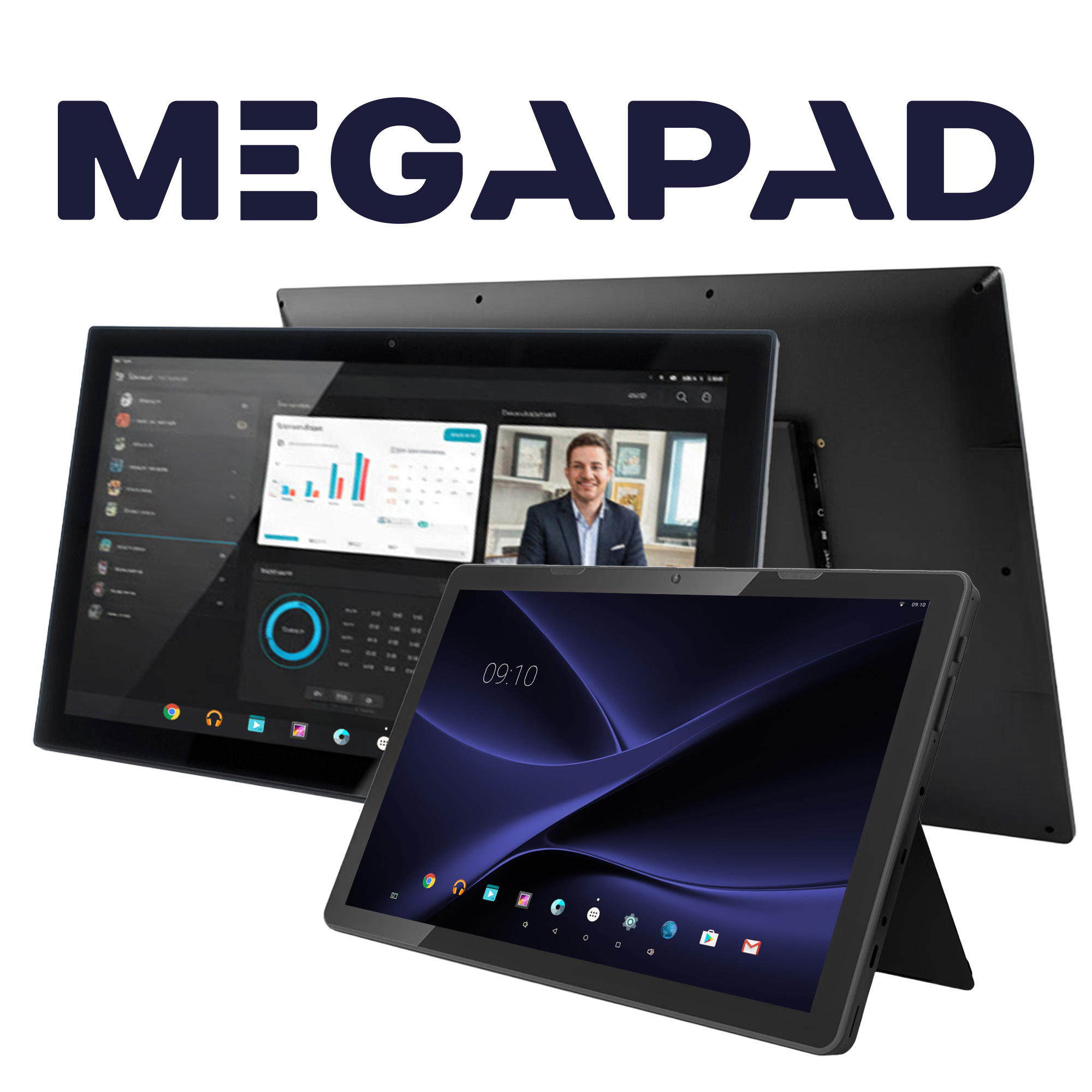 MegaPAD interaktive Display Systeme für Unternehmen und professionelle Anwendungen